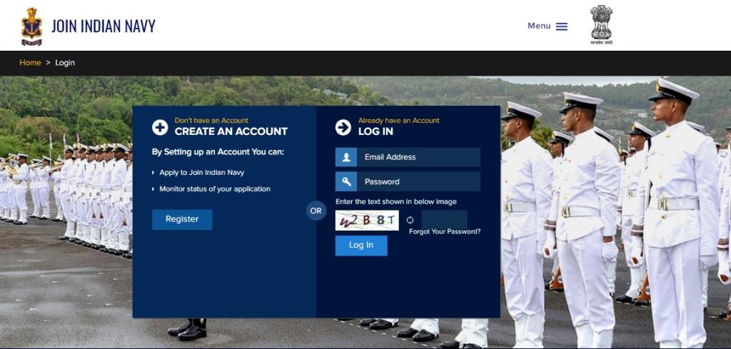 navy SSR online form 2024